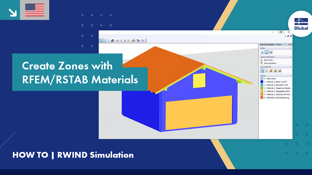 Create Zones with RFEM/RSTAB Materials