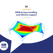 RFEM 6: Easy handling and effective support