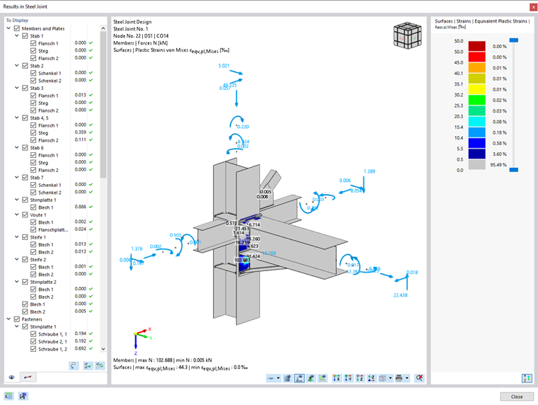 Results in Joint Node for Components