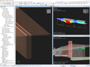 Two-Span Concrete Beam with Cantilever in RFEM 6