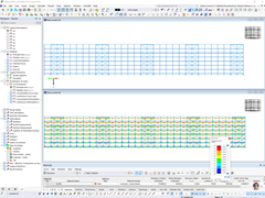 Longitudinal View of High-Bay Racking in RFEM