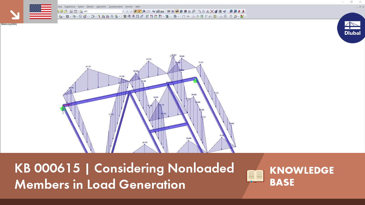 KB 000615 | Considering Nonloaded Members in Load Generation
