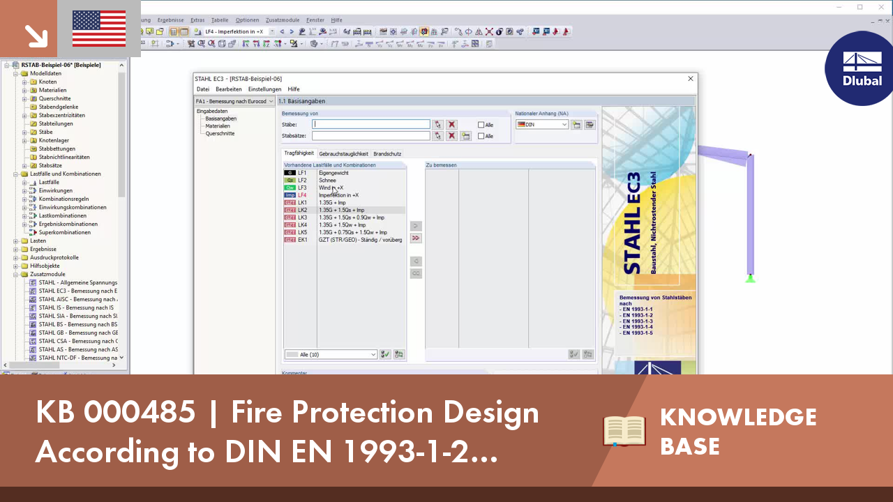KB 000485 | Fire Protection Design According to DIN EN 1993-1-2 ...