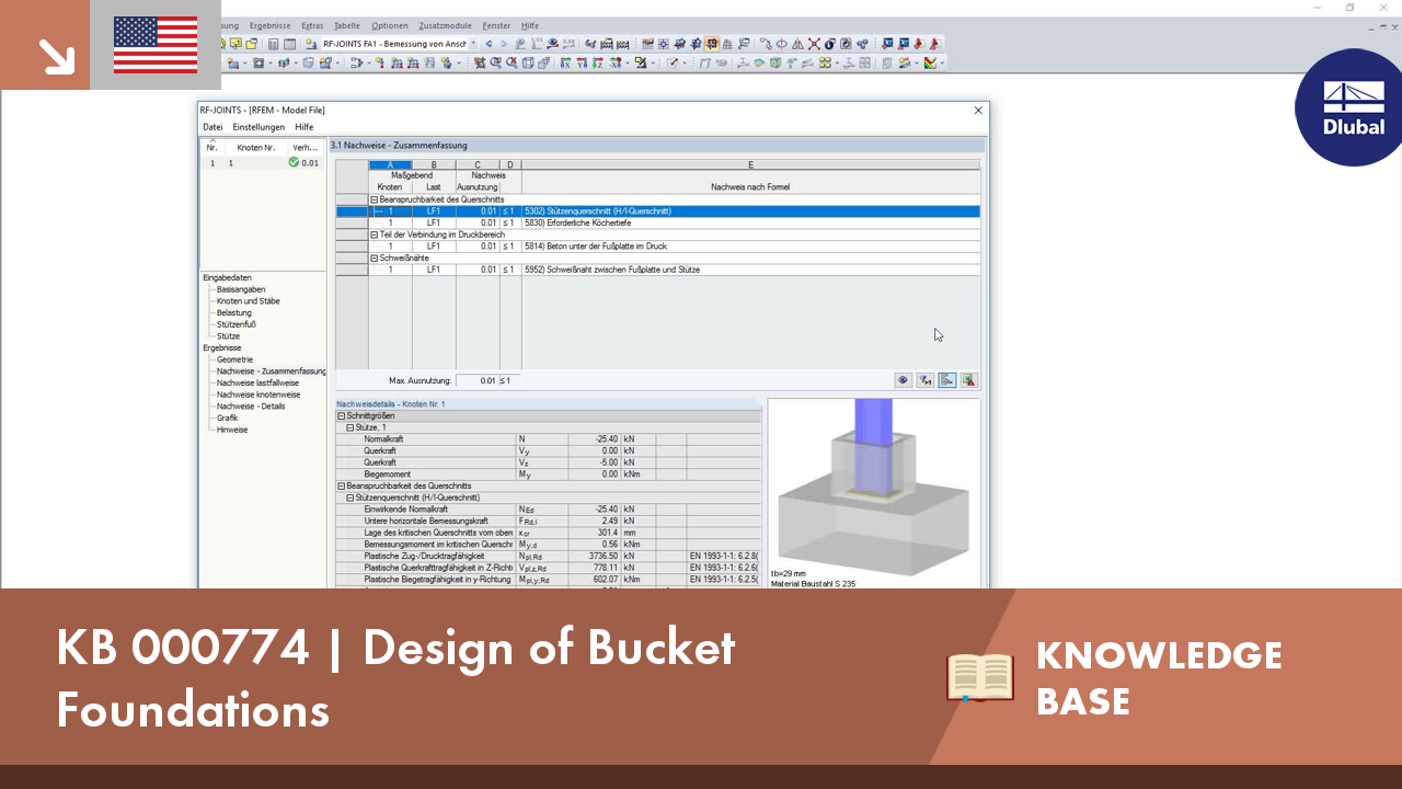 KB 000774 | Design of Bucket Foundations