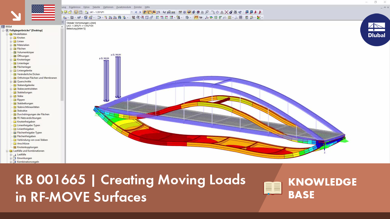 KB 001665 | Creating Moving Loads in RF-MOVE Surfaces | Part 2