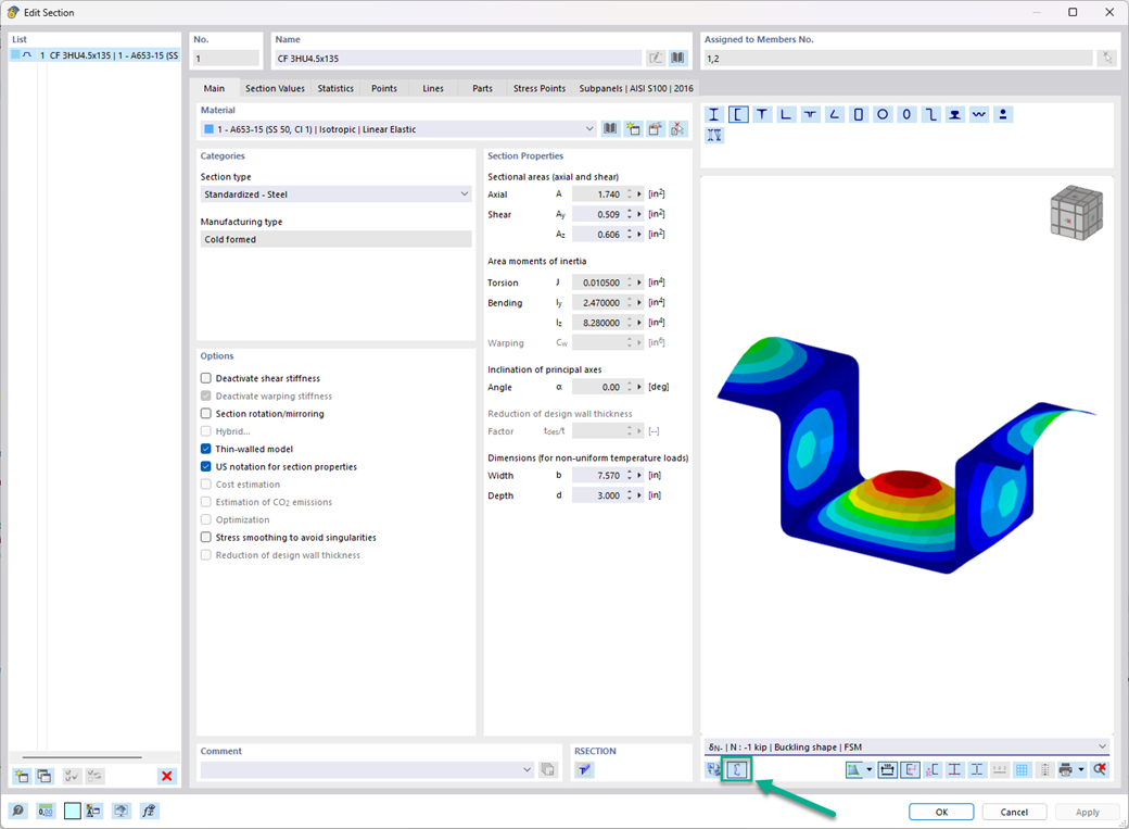 Feature 002807 | 3D Display of FSM Results
