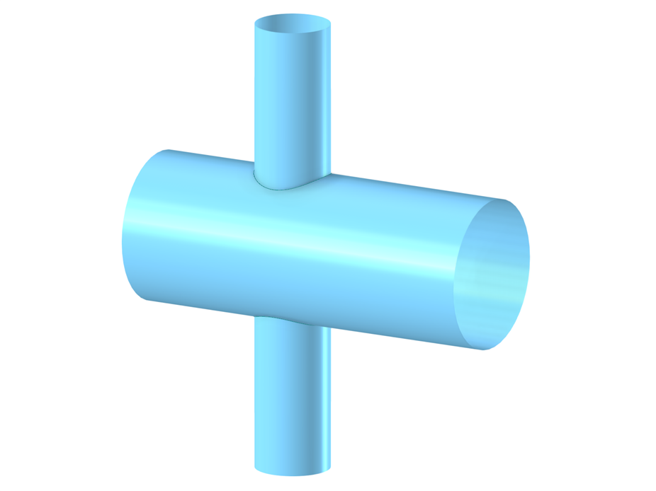 Model 004853 | Crossing Steel Pipes