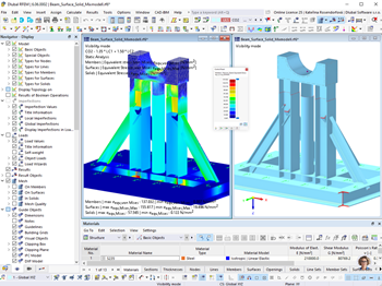 The Pipe Support with Deformation Results