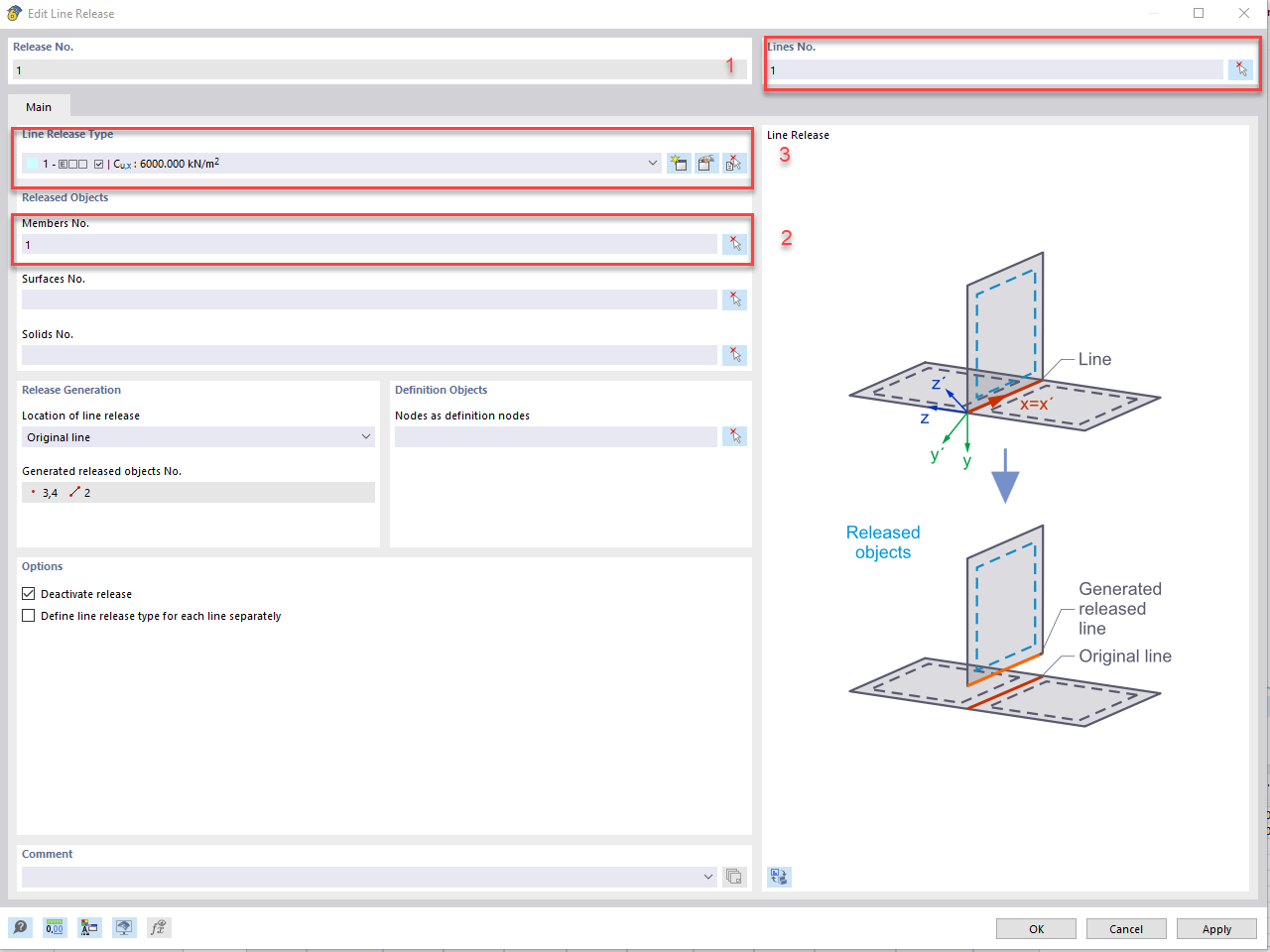 FAQ 005494 | How can I model a timber beam with stiffening on both sides? (splice)
