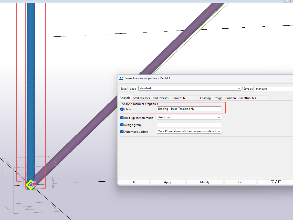 Definition Member Type in Tekla