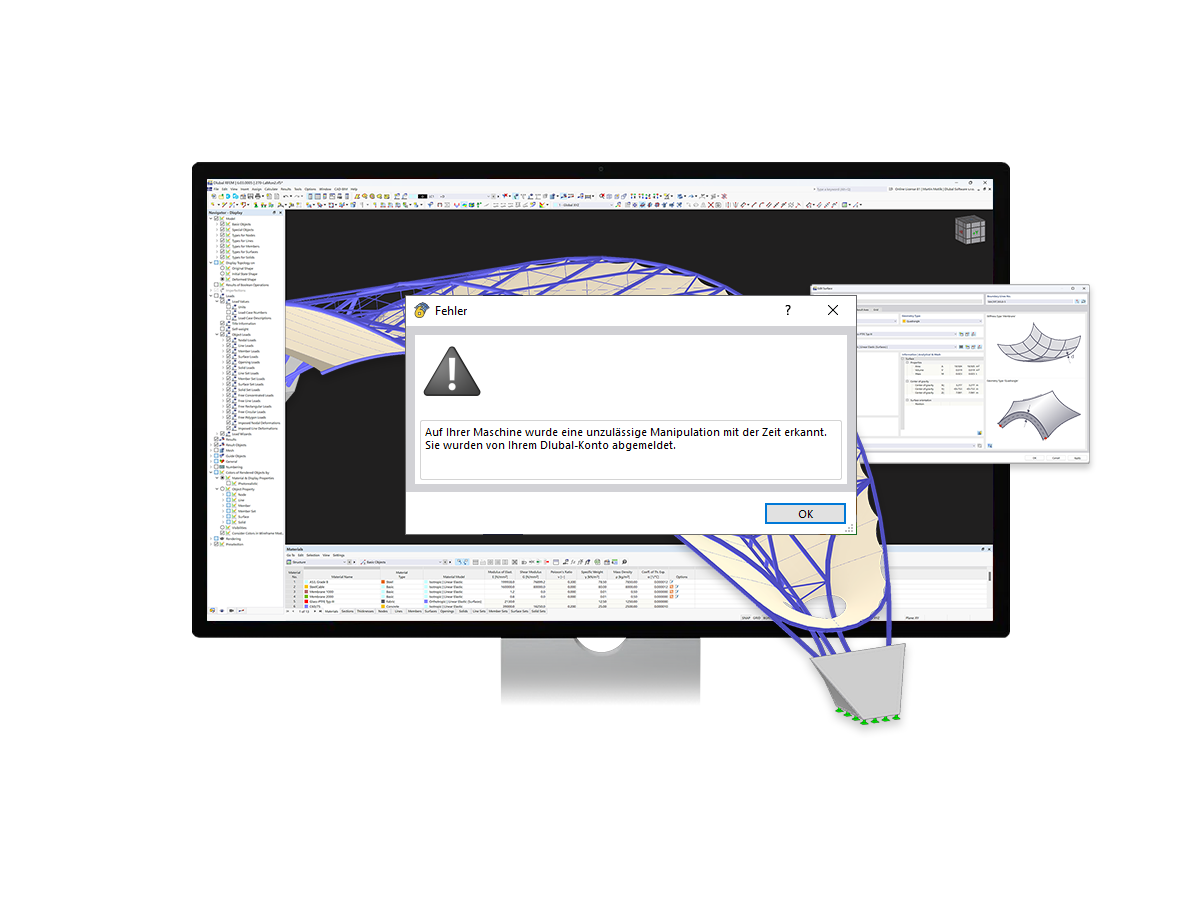 FAQ 005512 | I get a message saying that unpermitted manipulation with time has been detected. What can I do?