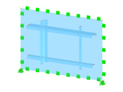 Model 004213 | PST004 | Stiffened Plate | Longitudinal & Transversal Stiffeners