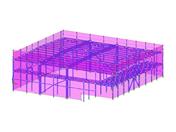 Model 004903 | Model of Industrial Workshop Extension