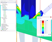 Displaying Maximum Strains of Surfaces