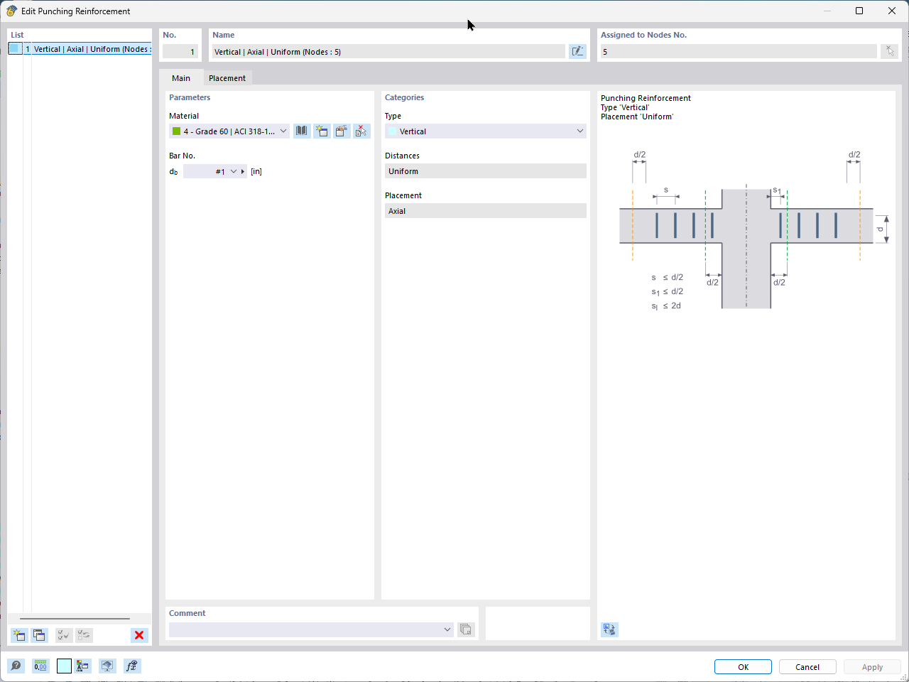 Feature 002826 | Punching Shear Reinforcement