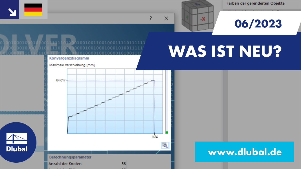 New features in RFEM 6 and RSTAB 9 show improvements and updates.