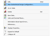 Creating Design Configuration via Shortcut Menu