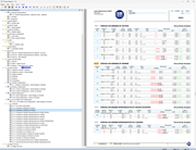 Printout Report with Stress-Strain Analysis Data