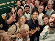 Time for Quick Group Photo from Pilsner Urquell Brewery