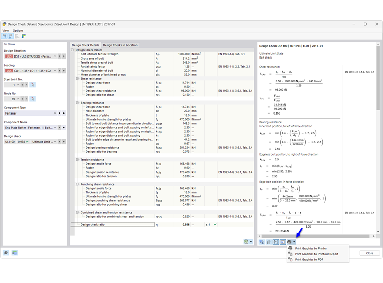 Printing Design Check Details
