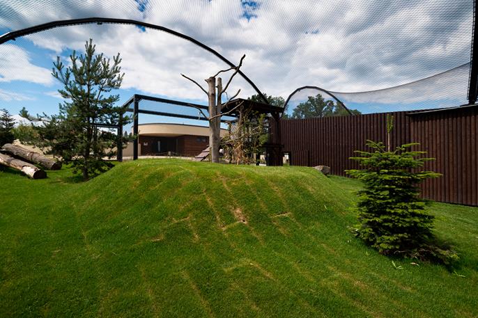 Structure of CITES Rescue Center Pavilion in Tábor Zoo | Pavilion Interior