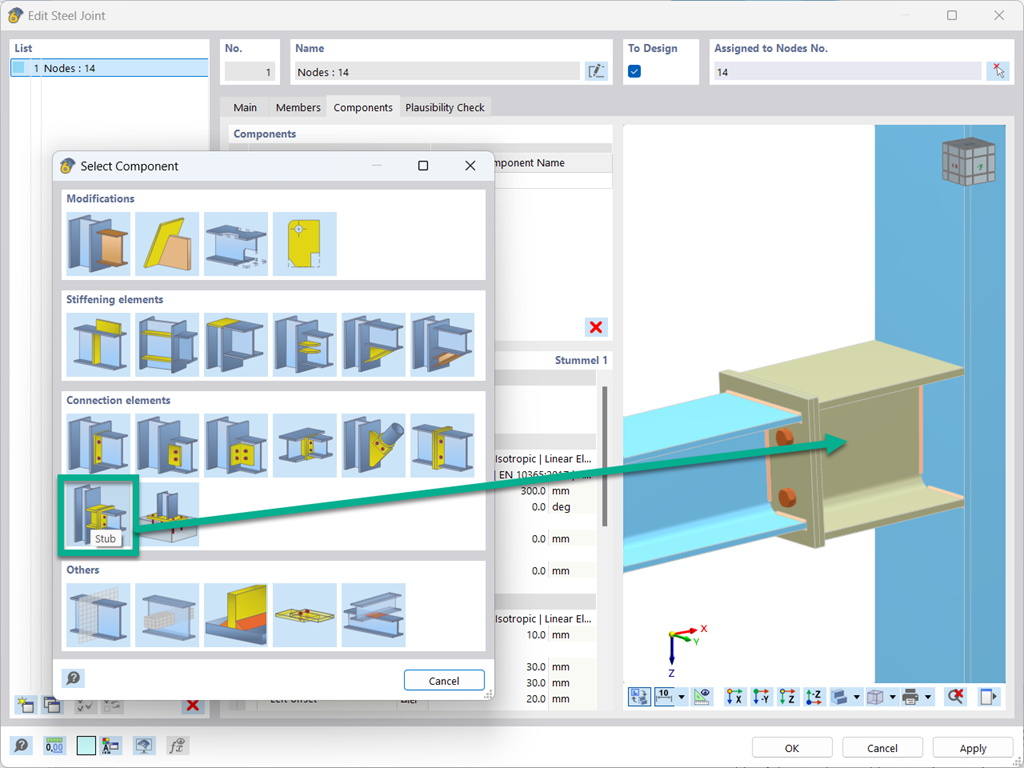 Feature 002841 | Component "Stub"