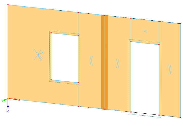 Surface with Openings, Internal Lines, and Surface Cells