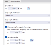 Tab "Global Settings"