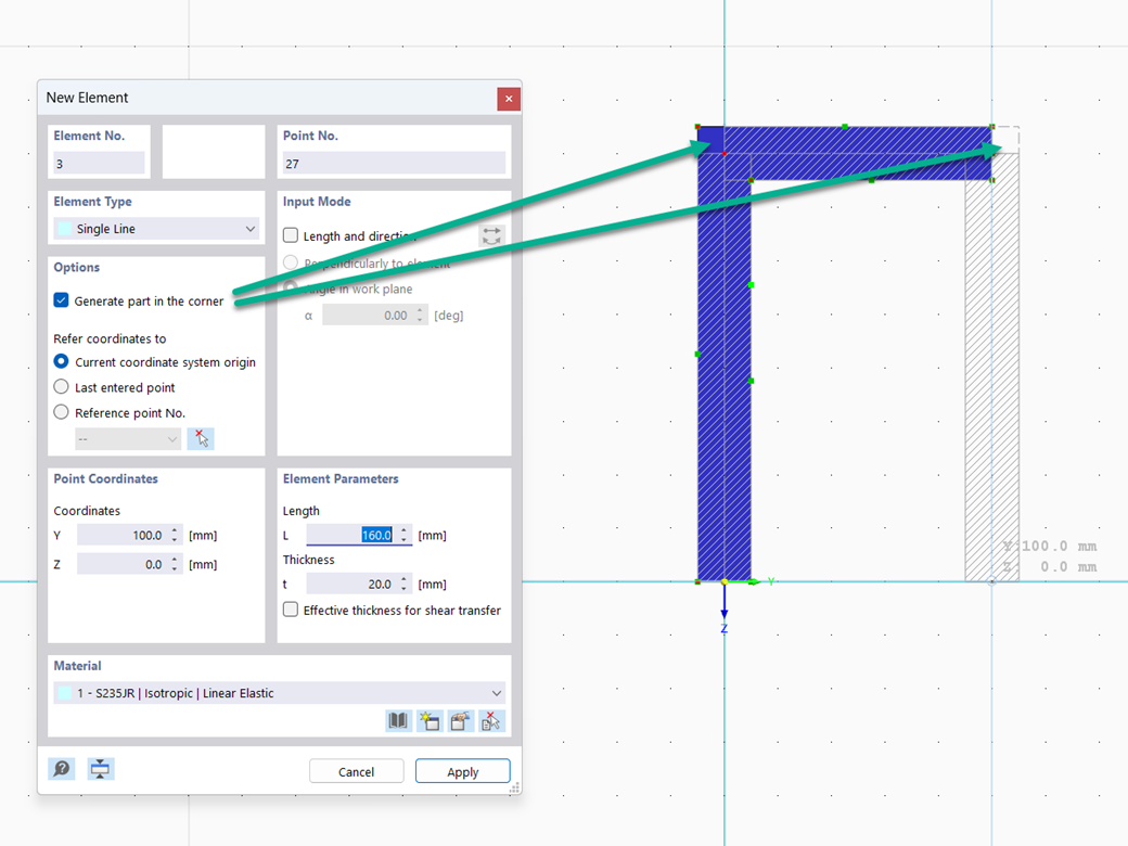 Feature 002849 | Generating Part in Corner