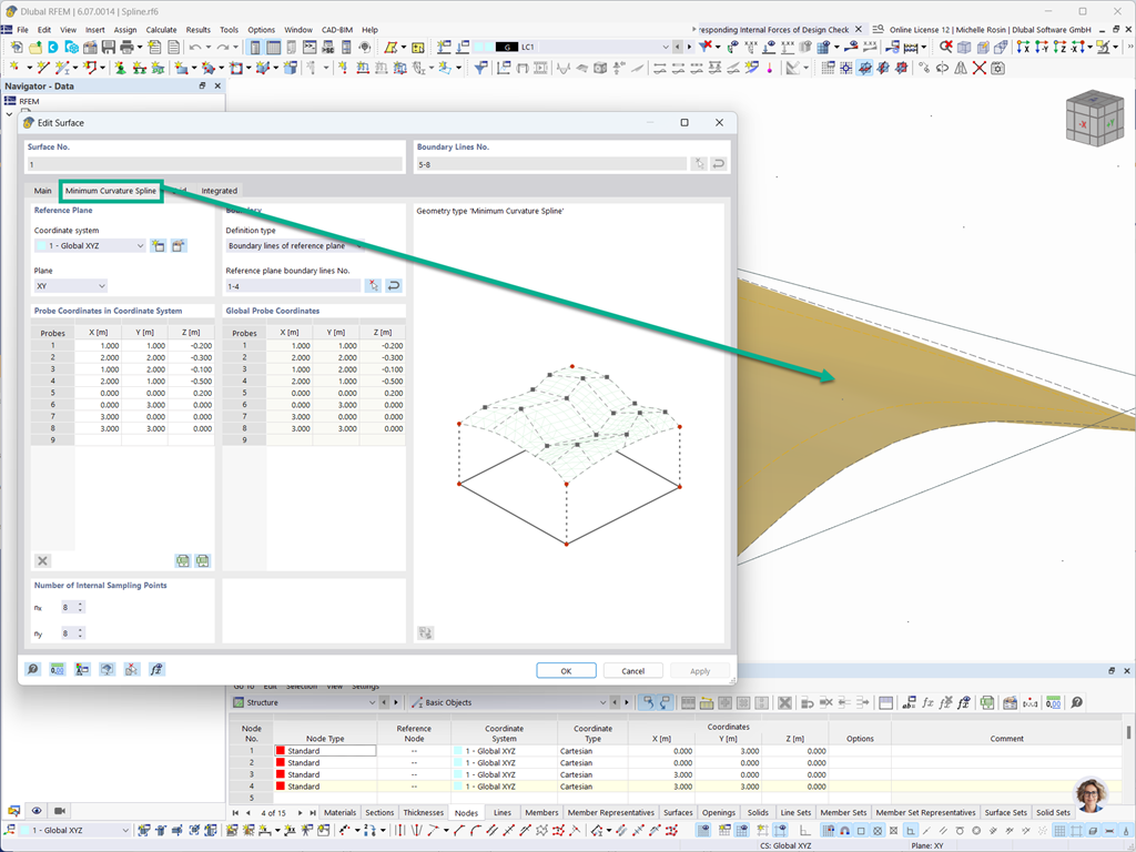 Feature 002852 | Spline Surface with Minimum Curvature