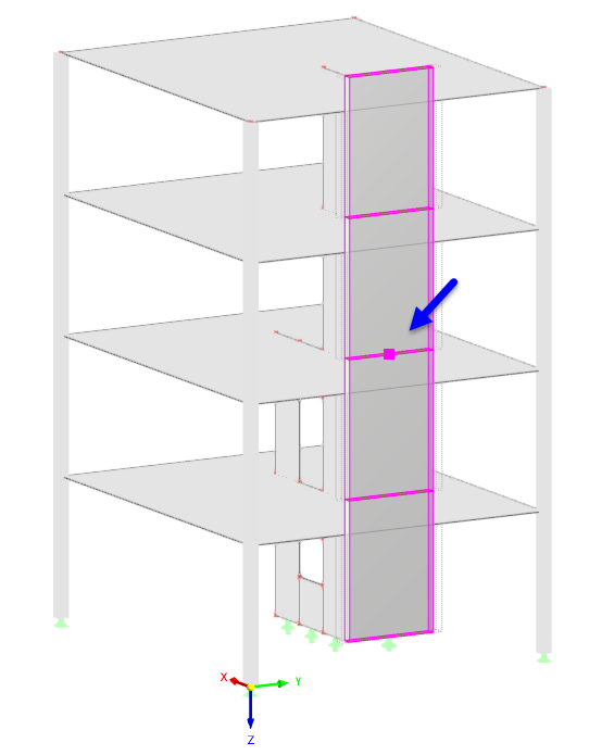 Center of Gravity of Shear Wall