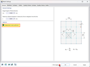 Activating “Independent Mesh Preferred” Option