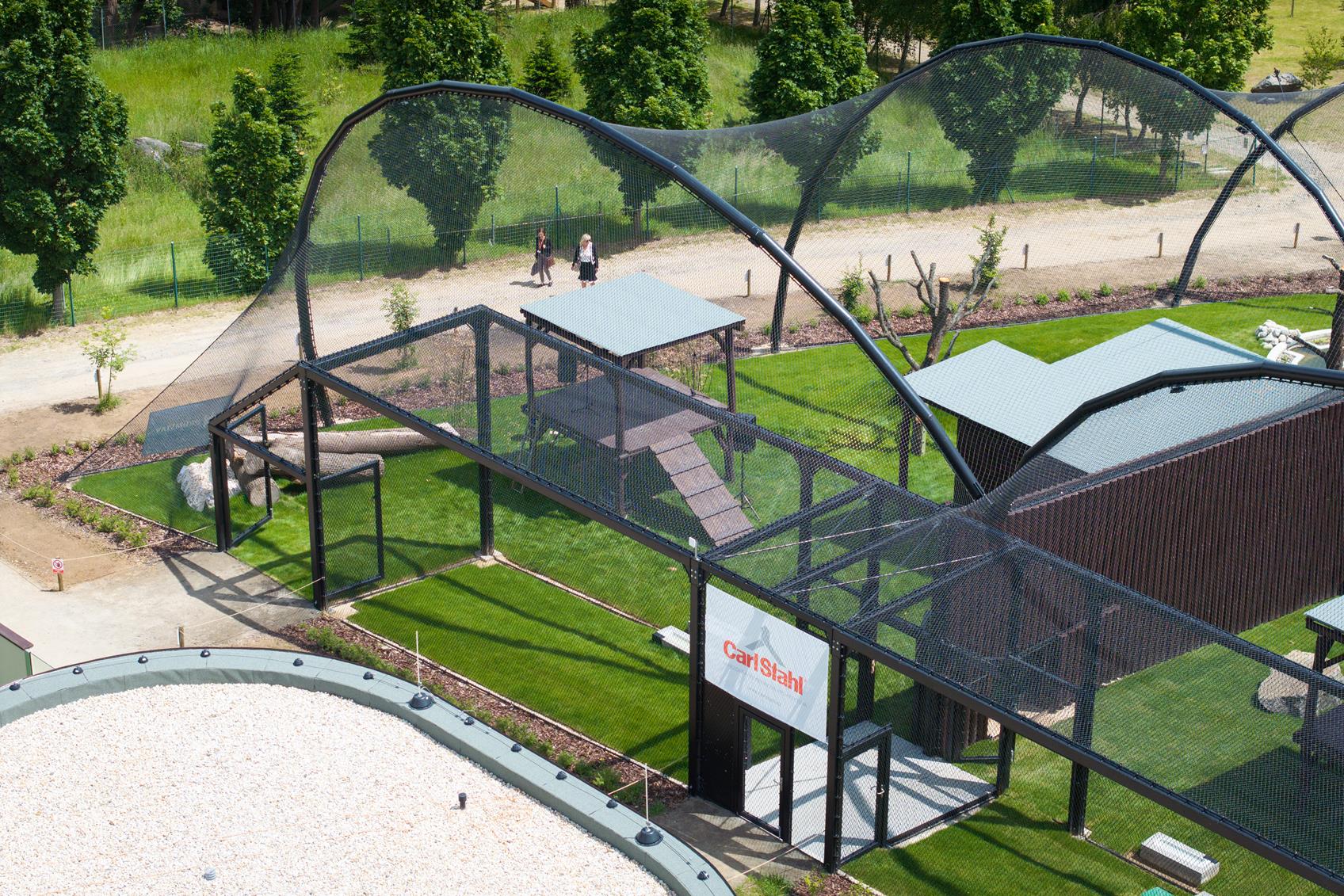 Structure of CITES Rescue Center Pavilion in Tábor Zoo