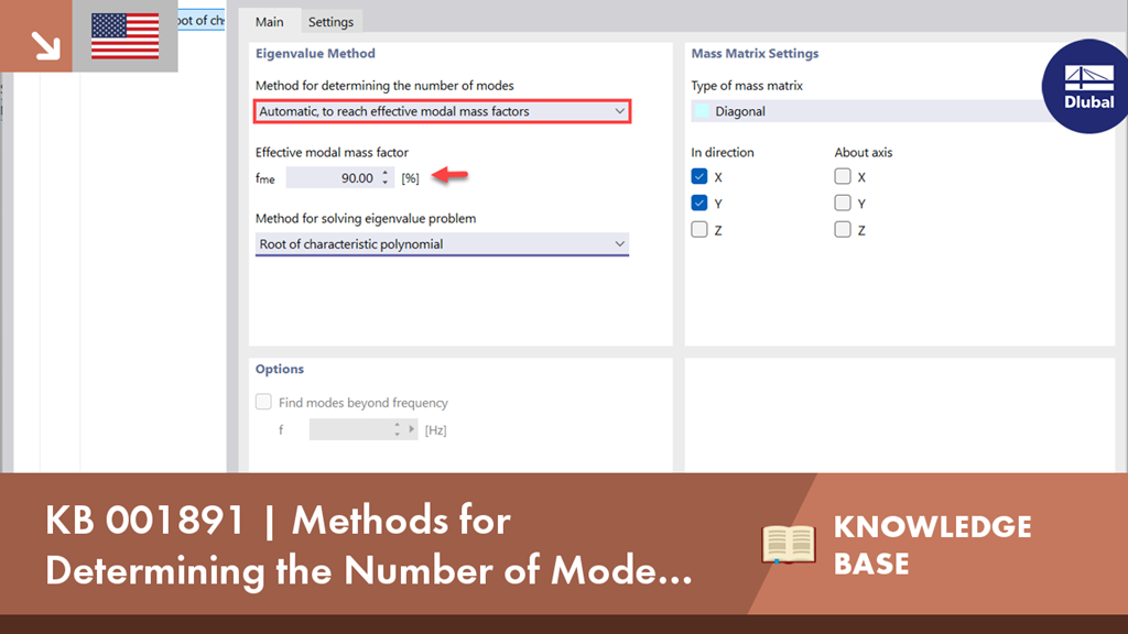 KB 001891 | Methods for Determining Number of Mode Shapes in Modal Analysis Add-on KNOWLEDGE BASE