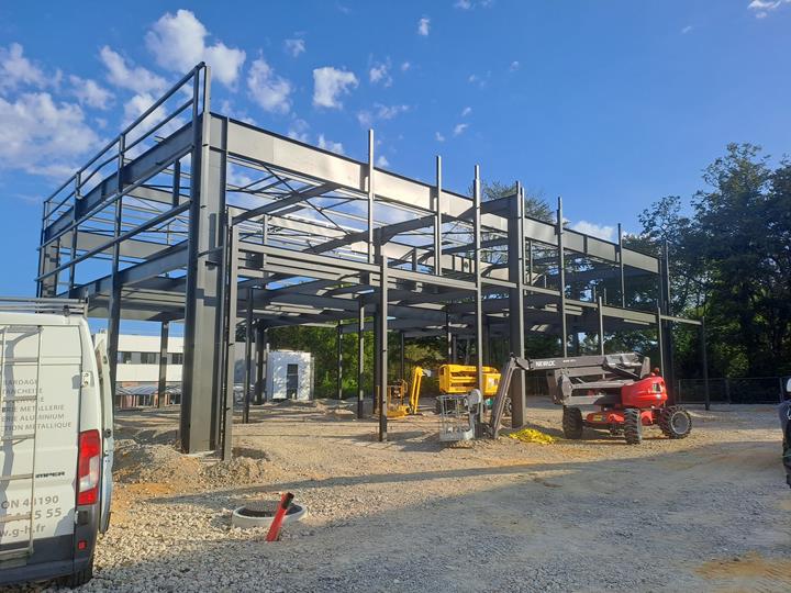 Steel Structure – Profile View | © GH - Hervouet