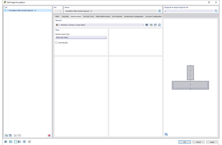 Foundation Slab | Tab Reinforcement