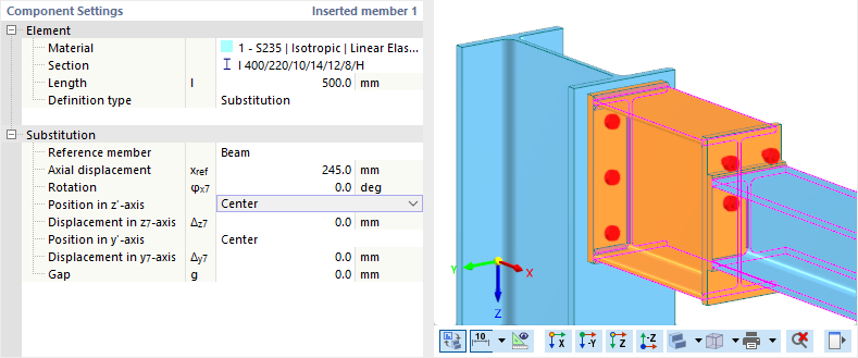 Defining Parameters for Member Substitution
