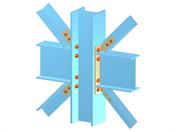 Model 005106 | Bracing | Beams and Diagonals to Continuous Column