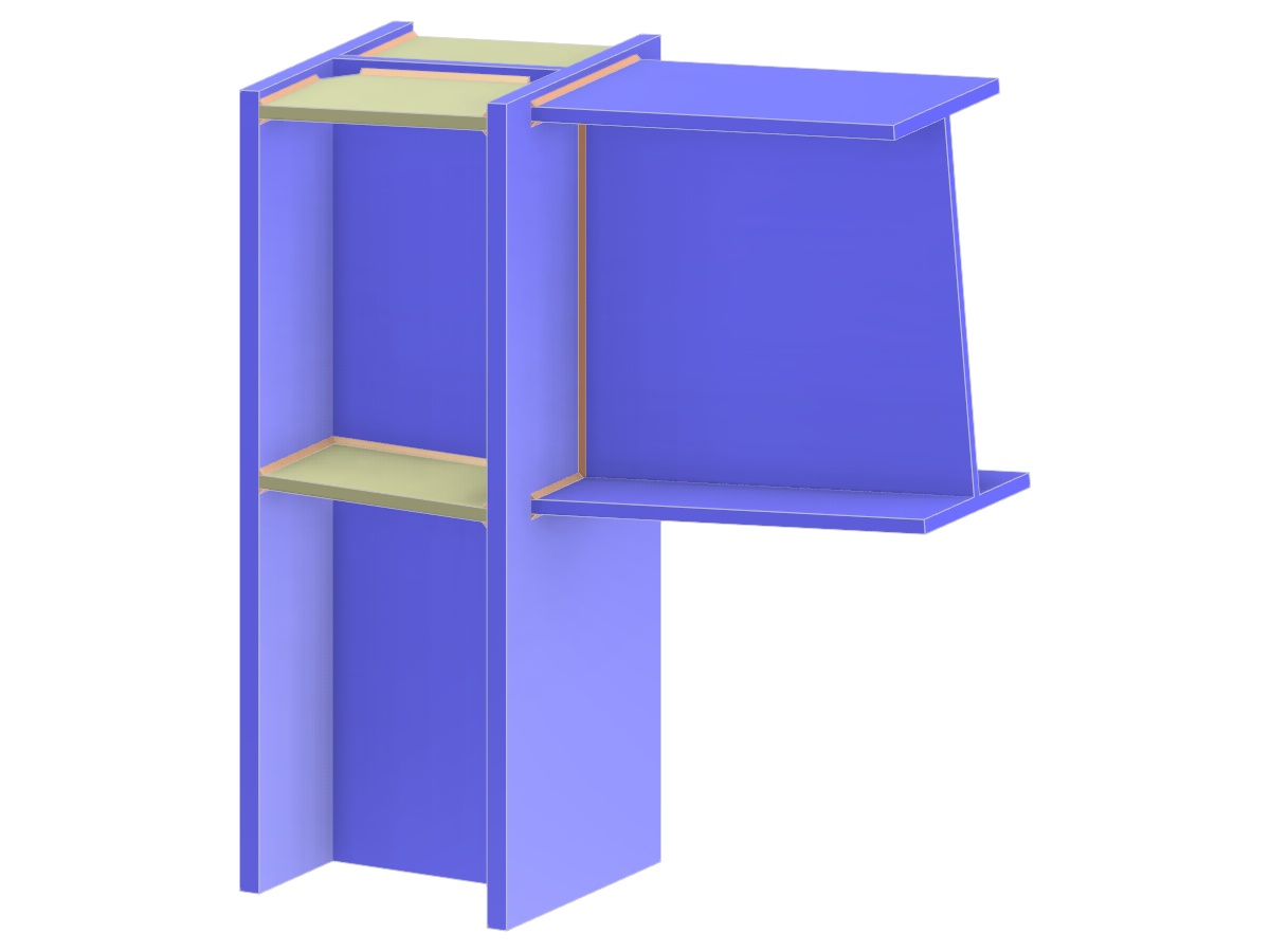 Model 005149 | Beam to Column Flange Connection