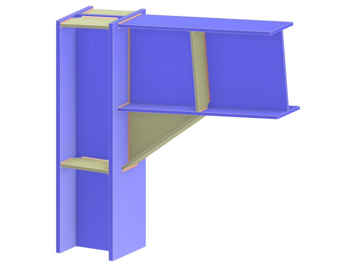 Model 005151 | Beam to Column Flange Connection with Haunch