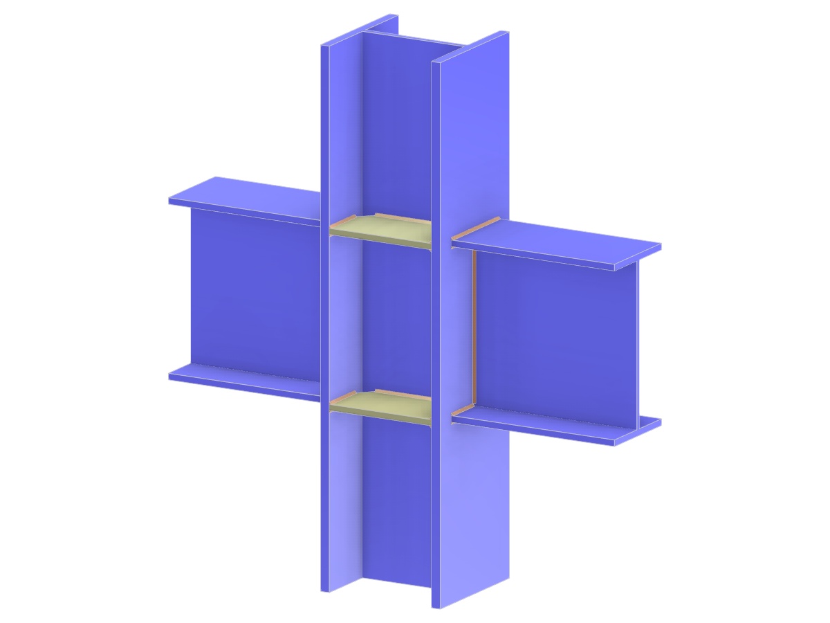 Model 005179 | Beam to Column Flange Welded Connection