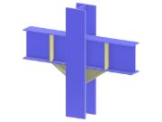 Model 005182 | Beam to Column Web Connection with Haunch