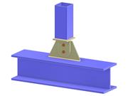 Model 005197 | Truss T-Joint | Vertical to Chord Connection via Gusset Plate and Tongue Plate