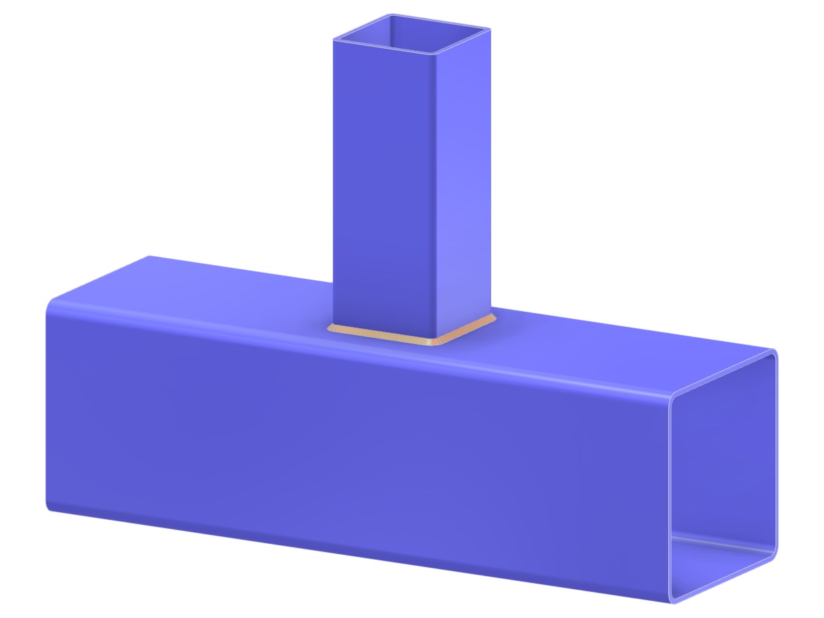 Model 005213 | Truss T-Joint | Vertical to Chord Connection