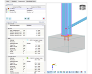 Detailed View of Base Plate in Steel Joints Add-on