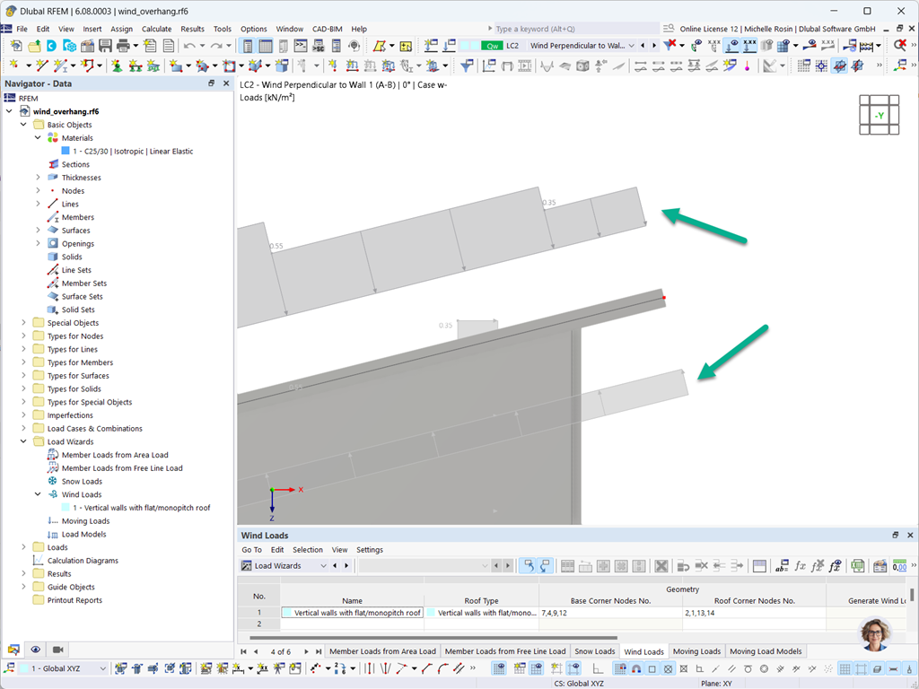 Feature 002902 | Wind Loads on Roof Overhangs