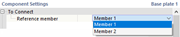 Selecting Reference Member