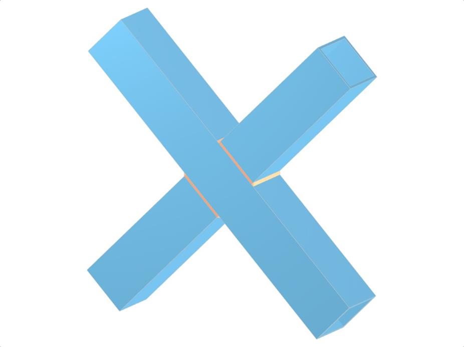 Model 005343 | Bracing | Diagonal Crossing