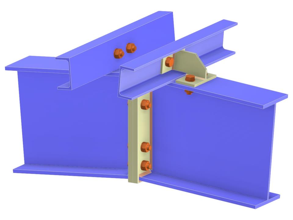Model 005353 | Ridge Purlin to Roof Beam