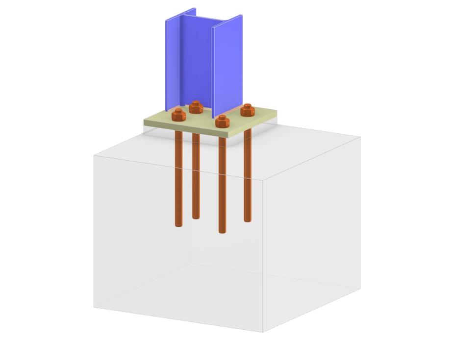 Model 005396 | Column Base Asymmetric